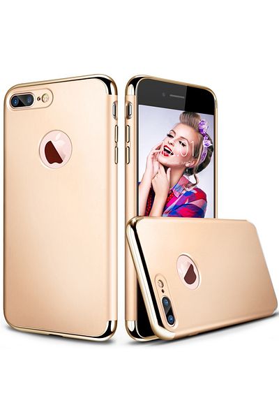 OEM Husa de telefon pentru iPhone 7 Plus oferă protecție 3 în 1, ultrasubțire - Lux Gold G