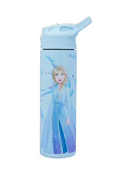 SMIGGLE Frozen Stainless Steel Bpa Free Flip Drink Bottle 520ml
