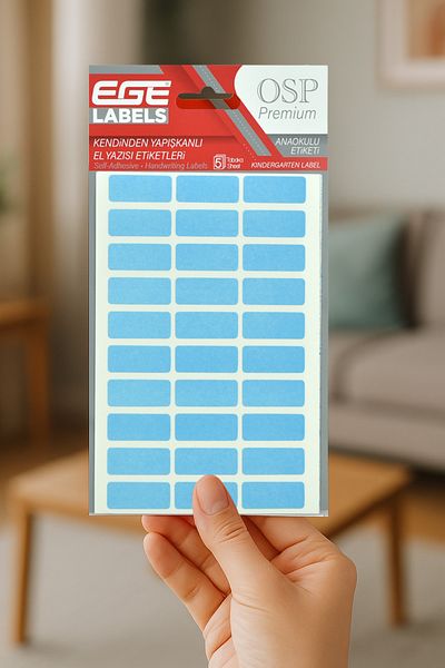 Kids Like Osp-107 Blue Label 12X30 mm 150 Pieces 5 Sheets