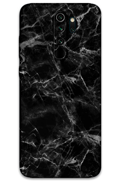 Gramaphone Xiaomi Redmi Note 8 Pro Uyumlu Mermer Desenli Telefon Kılıfı + Ekr...