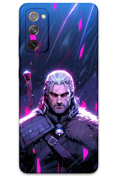 Gramaphone Galaxy S20 Fe Compatible Geralt Pattern Phone Case + Screen Protec...