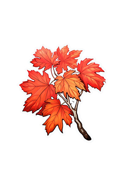 INOVATIX Σετ 8 τεμαχίων, Αυτοκόλλητο Φθινοπωρινού Κλαδιού, INOVATIX®. 6 εκ.