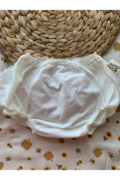Honeybeeatelier Combed Cotton Baby Dress Underpants