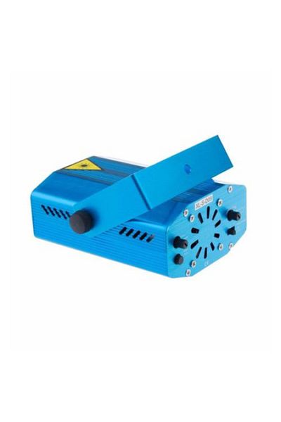 Gaia Laser Projector With Metal Housing, Colorful Light Show, Projecting Different Shapes, Blue, GAIA