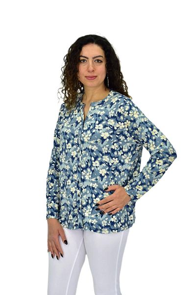 wearon tekstil Women's Long Sleeve Buttoned Blouse Bgl-St04686