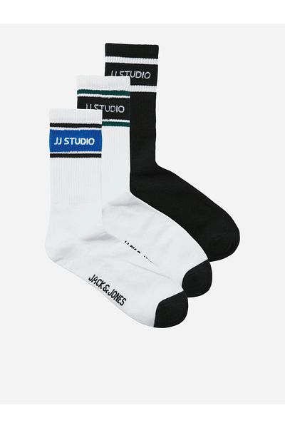 Jack & Jones Set of 3 - Printed Crew Socks