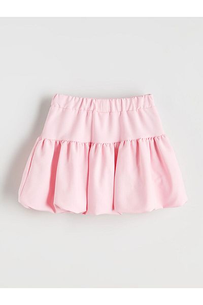 LC Waikiki Pink Flywheel Detailed Girl's Skirt