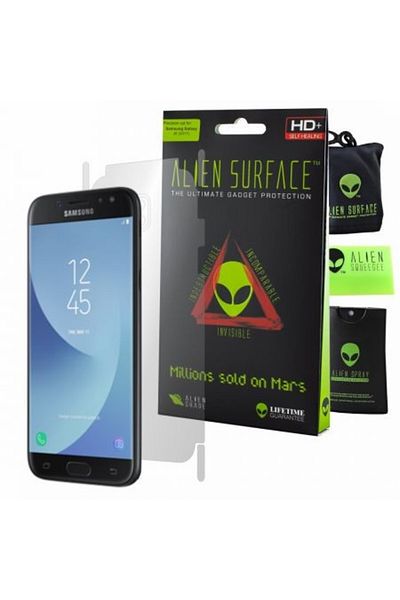 OEM Folie Alien Surface HD, Samsung Galaxy J5 (2017), protecție spate și laterală + cadou Alien Fiber