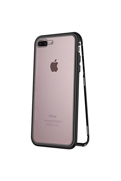 OEM Μαγνητική θήκη 360° για iPhone 7 Plus, μαύρη