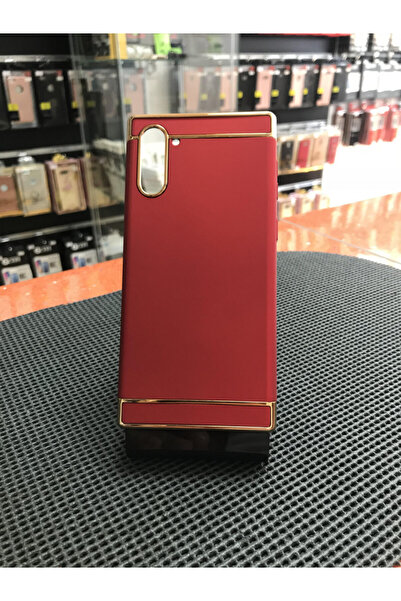 OEM Carcasă Samsung Galaxy Note 10 Plus, Elegance Luxury 3 în 1, Roșu