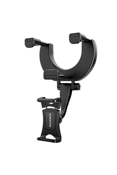 Borofone Borofone BH49 Universal Car Holder, Mirror Mount, Adjustable, 360°, Black