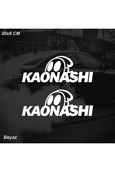 ARONA ملصق KAONASHI (ملصق السيارات الياباني) ملصق JDM للدراجات النارية والسيا...