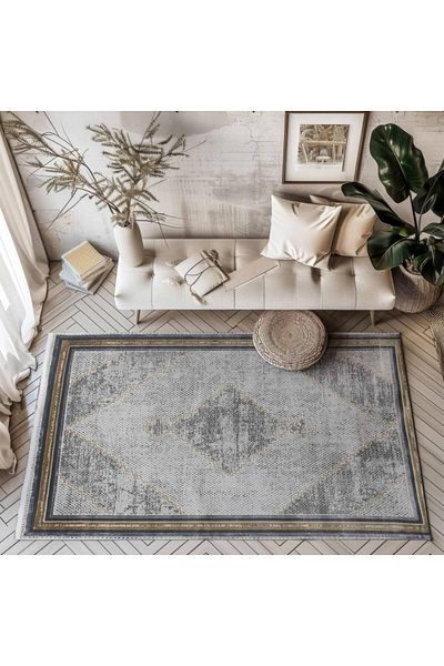 Alkaffary Efficient Premium Rugs with Modern Design and High Quality for Home 3.00X4.00 Cream-beige