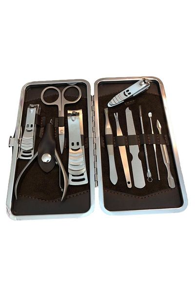 LUXURY Pro Luxury Manicure Kit, 11 Pieces