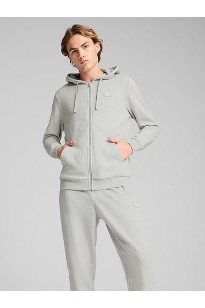 Puma Hooded Sweat Suit with Logo Patch Work