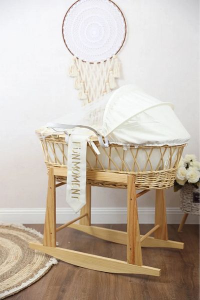 Fun Moment Moses basket + wooden base