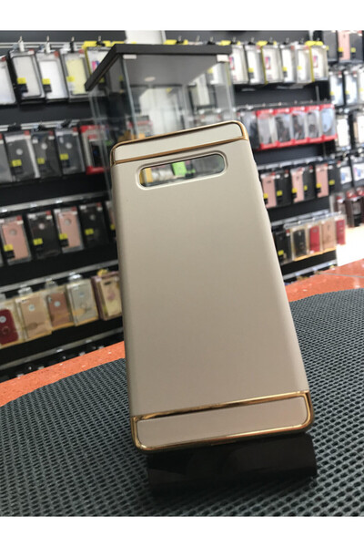 OEM Carcasă Samsung Galaxy S10, Elegance Luxury 3 în 1, aurie