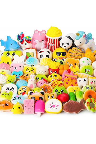 OEM Pachet de 30 de piese, Jucării pufoase cu breloc cu revenire lentă