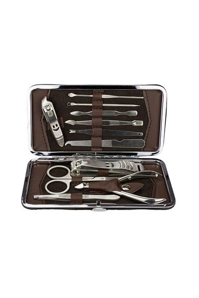 alegro 11-Piece Stainless Steel Manicure and Pedicure Kit