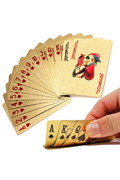 Gold Cărți de joc Golden Casino Poker, aspect Dollar $