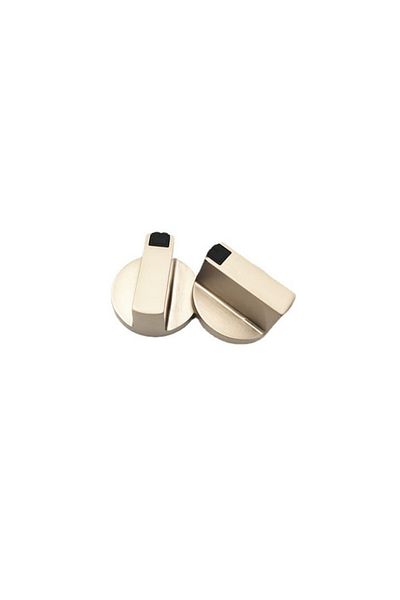 OEM Set de 2 butoane universale pentru aragaz, aliaj de zinc, 6 mm, 39 mm * 18 mm