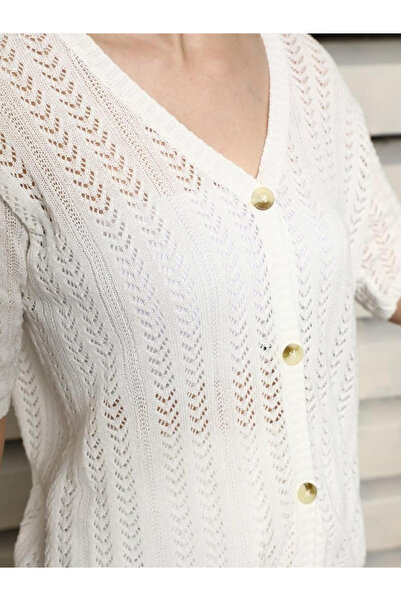 High Star By Styli Knitted Short Sleeves Top and Trousers Set