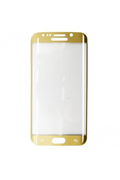 Gold Samsung Galaxy S6 Edge Γυάλινη μεμβράνη, κομψότητα και πολυτέλεια με καμ...
