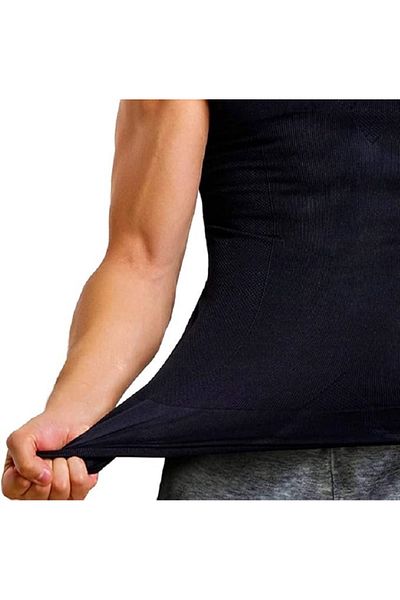 BUNCA Men's Slimming Vest, Gynecomastia Compression Shirts, Tummy Control Undershirt, Slimming Body Shaper