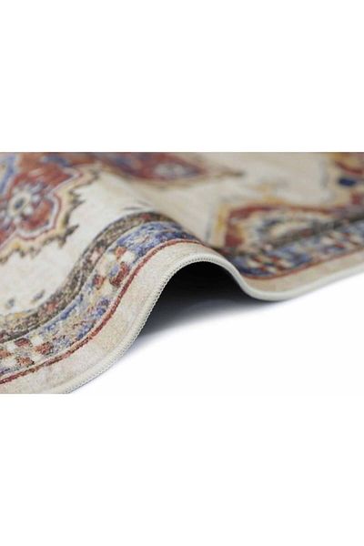 Alkaffary Jehan Premium Rugs with Elegant Designs and High Quality 3.00X4.00 Red-blue