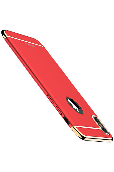 OEM Husă hibridă IPAKY Glamour Fashion Look 3 în 1 cu inserție aurie - iPhone...