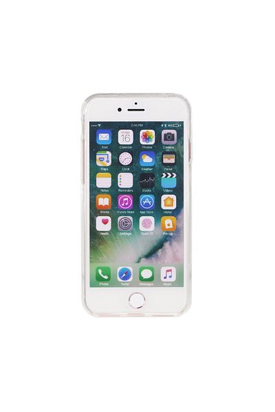 OEM Carcasă transparentă din silicon cu acoperire completă la 360° pentru iPhone 7 Plus / Plus