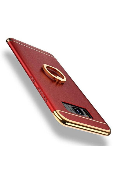 OEM Carcasă Samsung Galaxy J5 2017, Elegance Luxury 3in1 Ring Roșu