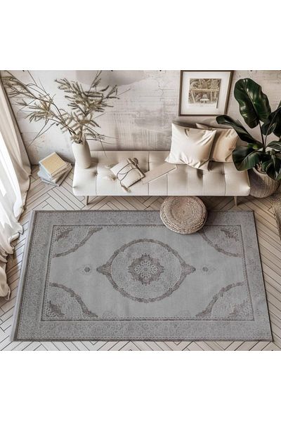 Alkaffary Efficient Premium Rugs with Modern Design and High Quality for Home 3.00X4.00 Cream-beige
