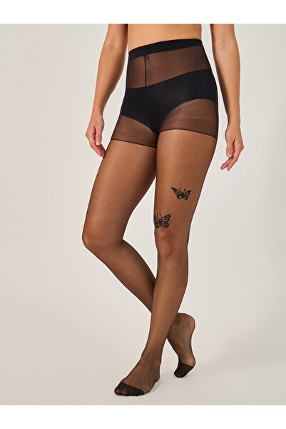 Styli 15D Butterfly Design Stockings