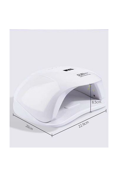 OEM UV lamp, LED 120W, LCD display, Automatic ignition when hand is inserted, White