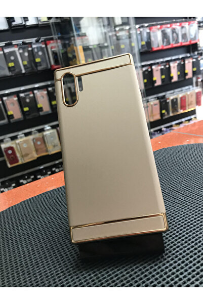 OEM Carcasă Samsung Galaxy Note 10, Elegance Luxury 3 în 1, aurie