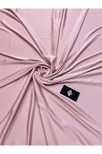 Luxuro Premium Silky Elastic Satin Dusty Pink