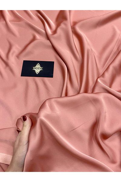 Luxuro Premium Silky Elastic Satin Rose Pink