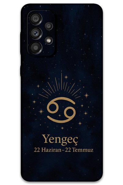 Gramaphone Galaxy A73 Compatible Cancer Pattern Phone Case + Screen Protector...