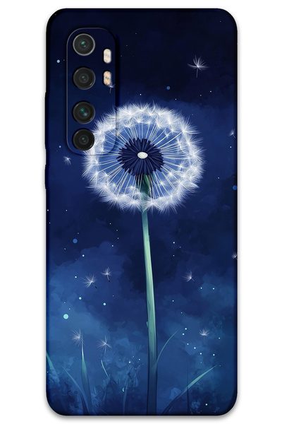 Gramaphone Xiaomi Mi Note 10 Lite Uyumlu Çiçek Desenli Telefon Kılıfı + Ekran Koruyucu - 5787