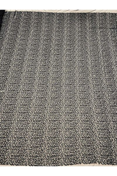 Luxuro Black Couture Lace with General Pattern, with Pearls and Beads