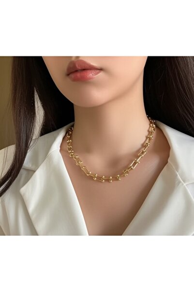 HARİNA قلادة ذهبية نسائية، قلادة هدية