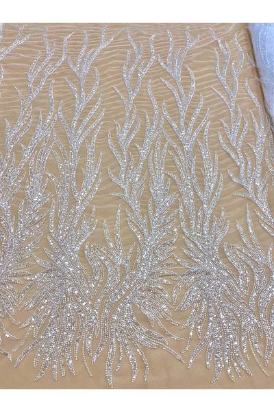 Luxuro Couture Diamond Lace with Beads and Sequins