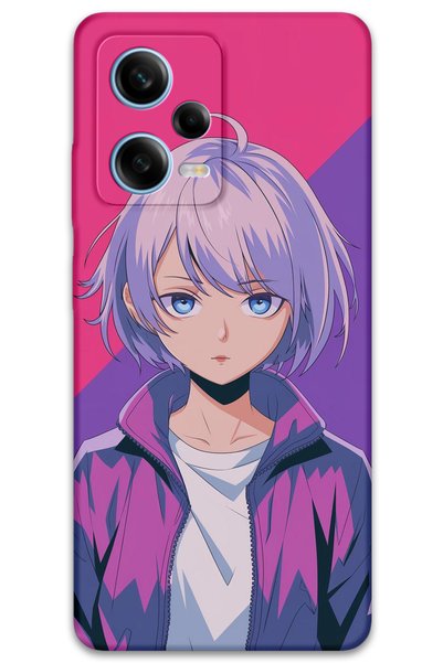 Gramaphone Xiaomi Redmi Note 12 5g Compatible Anime Pattern Phone Case + Scre...