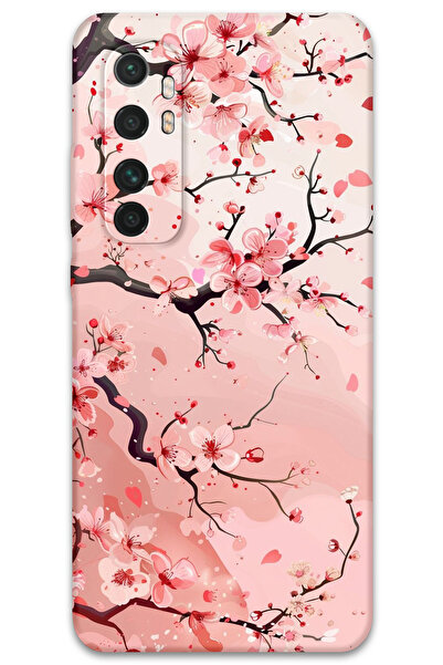 Gramaphone Xiaomi Mi Note 10 Lite Uyumlu Çiçek Desenli Telefon Kılıfı + Ekran...
