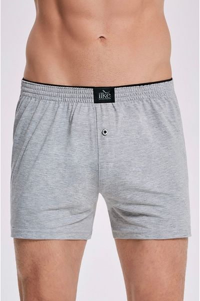 İlke Men's 3 Pack Combed Cotton 100% Cotton Comfortable Fit Boxer