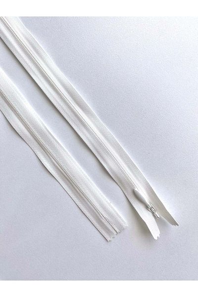 Luxuro Premium Ivory Hidden Zipper - 70 cm Length