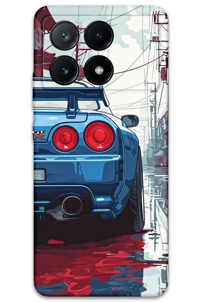 Gramaphone Poco X6 Pro Compatible Car Pattern Phone Case + Screen Protector -...