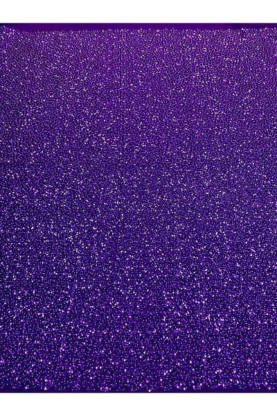 Luxuro Dark Purple Couture Lace with General Pattern, with Beads and Sequins