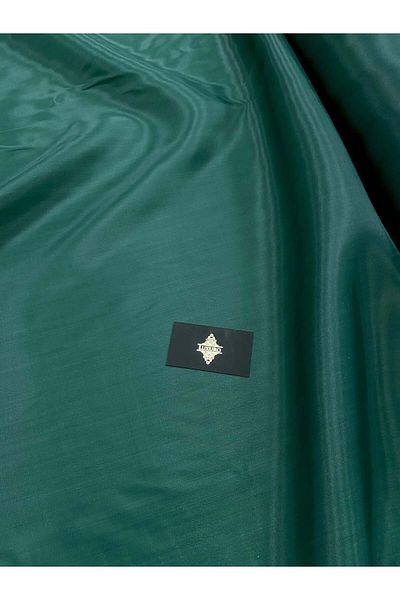 Luxuro Emerald Green Pearl Organza - 3 m Width